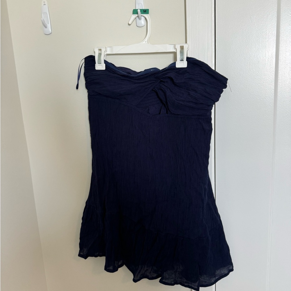 Le Lis Navy Mini Dress